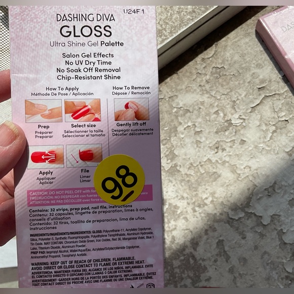 NWOT DASHING DIVA GLOSS ULTRA SHINE GEL PALETTE - Picture 4 of 4